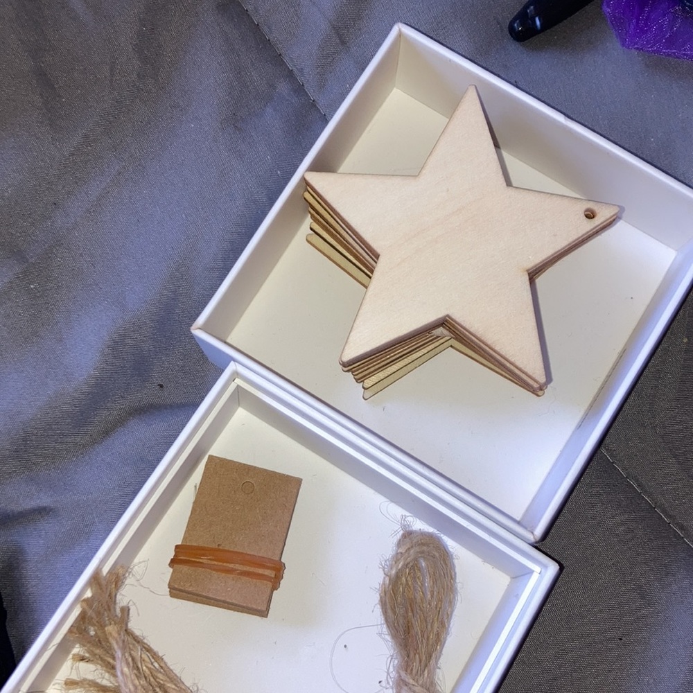 ⭐️WOODEN Craft stars ⭐️ - Picture 6 of 6